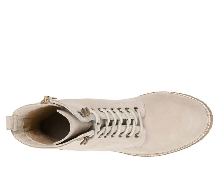 Journee Signature Lace Up|Dress>Women's Malle Heeled Lace Up Boots