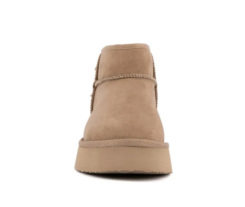 Women's Olden Fur Booties|Juicy New