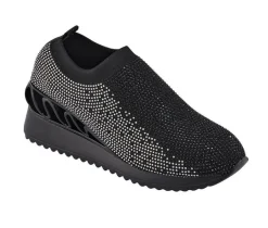 Lady Couture Platform>Women's Bella Slip On Wedge Sneakers