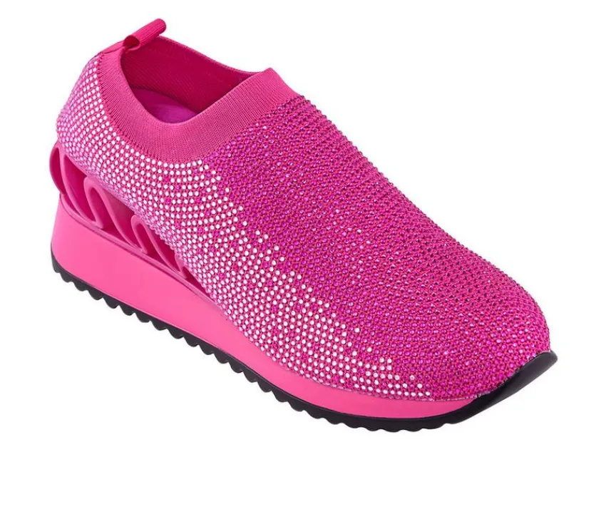 Lady Couture Platform|Athletics & Sneakers>Women's Bella Slip On Wedge Sneakers