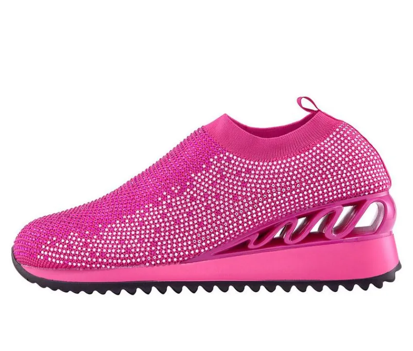 Lady Couture Platform|Athletics & Sneakers>Women's Bella Slip On Wedge Sneakers