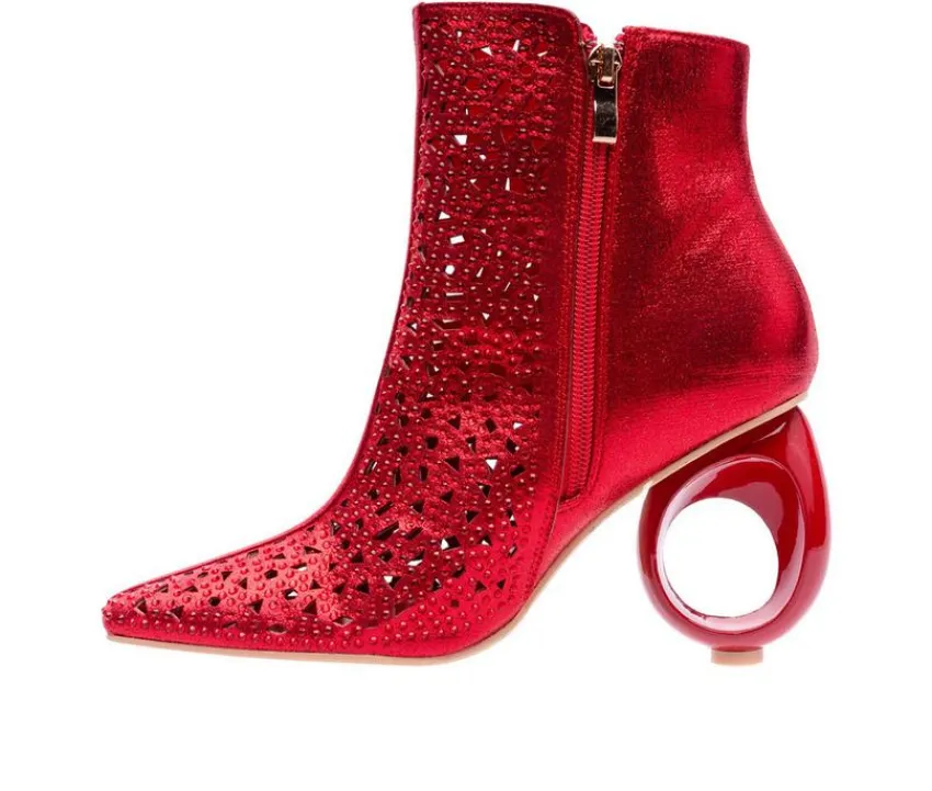 Women's Breeze Heeled Booties|Lady Couture