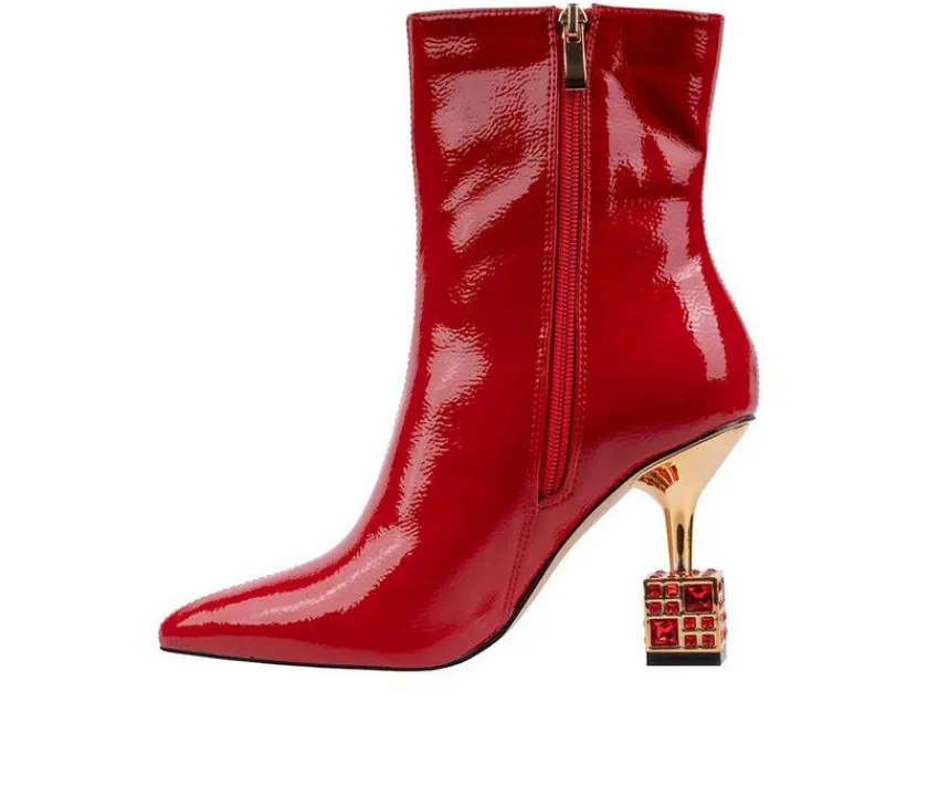 Lady Couture Dress>Women's Crown Heeled Booties