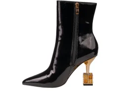 Women's Crown Heeled Booties|Lady Couture Best