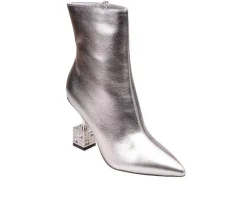 Women's Crown Heeled Booties|Lady Couture