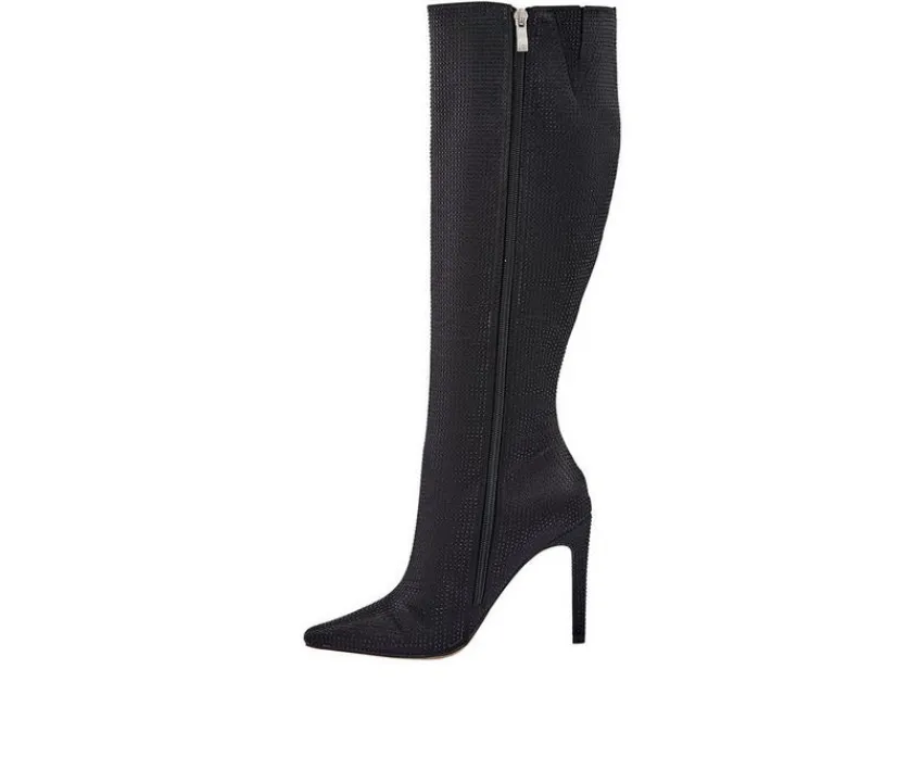 Lady Couture Tall|Dress>Women's Diamond Knee High Stiletto Boots