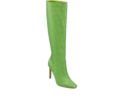 Lady Couture Tall|Dress>Women's Diamond Knee High Stiletto Boots