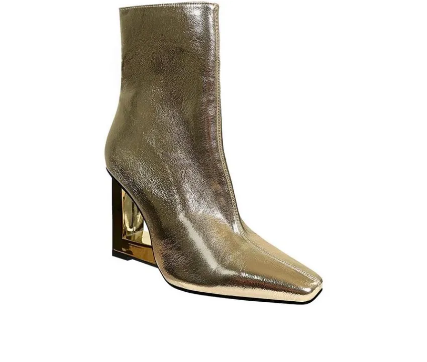 Women's Fire Heeled Booties|Lady Couture Discount