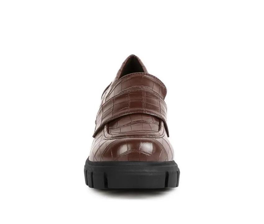 London Rag Loafers & Oxfords>Women's Benz Heeled Loafers