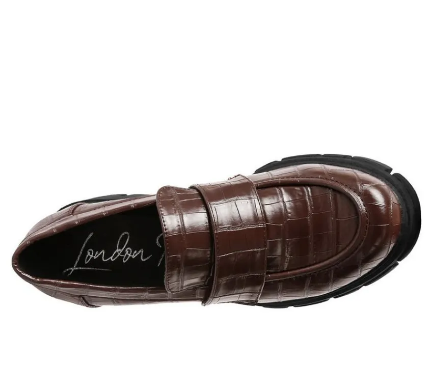 London Rag Loafers & Oxfords>Women's Benz Heeled Loafers