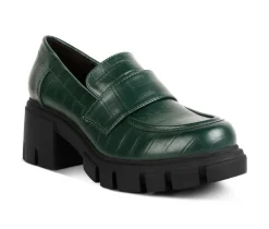 Women's Benz Heeled Loafers|London Rag Discount