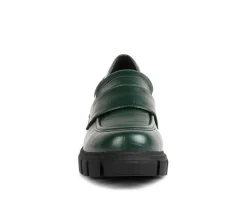Women's Benz Heeled Loafers|London Rag Discount