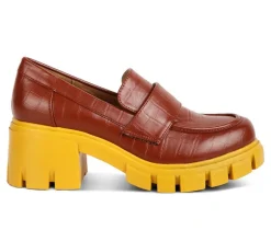 London Rag Loafers & Oxfords>Women's Benz Heeled Loafers