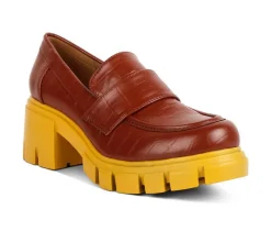 London Rag Loafers & Oxfords>Women's Benz Heeled Loafers