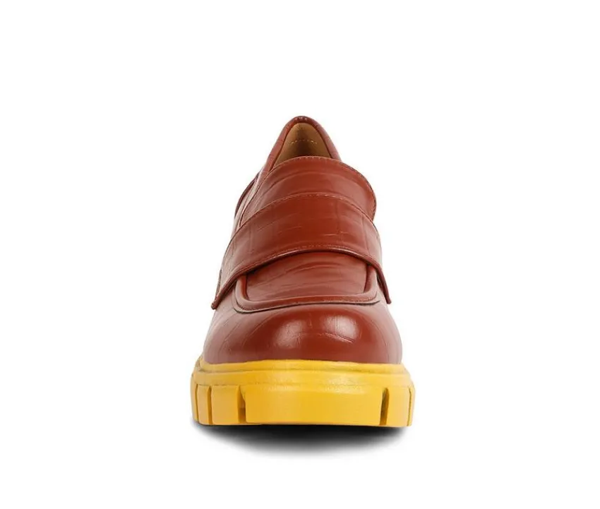 London Rag Loafers & Oxfords>Women's Benz Heeled Loafers