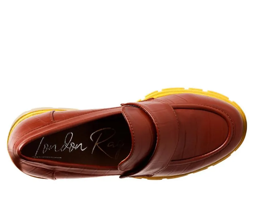 London Rag Loafers & Oxfords>Women's Benz Heeled Loafers
