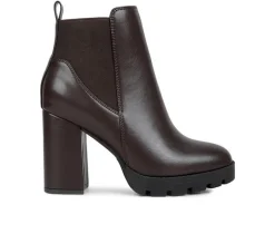 Women's Bolt Block Heel Chelsea Booties|London Rag Sale