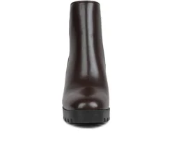 Women's Bolt Block Heel Chelsea Booties|London Rag Sale