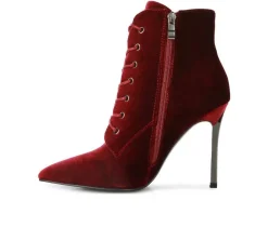 Women's Bornsta Lace Up Stiletto Boots|London Rag Hot