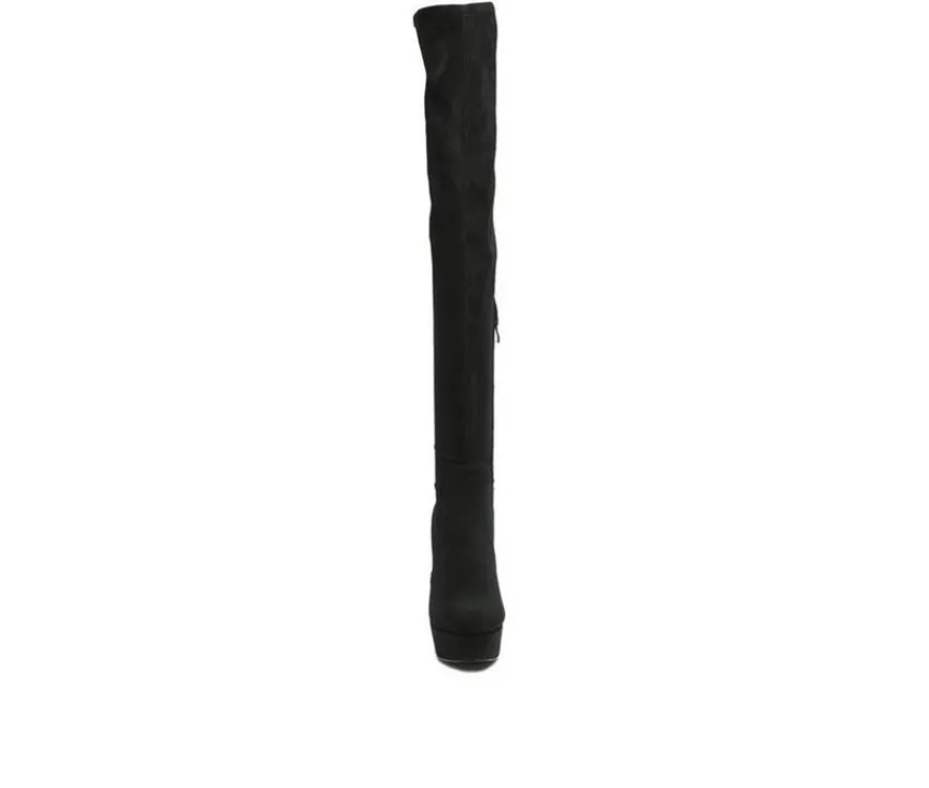 Women's Bubble Platform Knee High Boots|London Rag Outlet