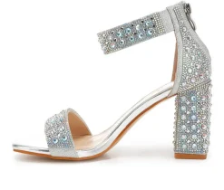 Women's Cady Rhinestones Dress Sandals|London Rag Online