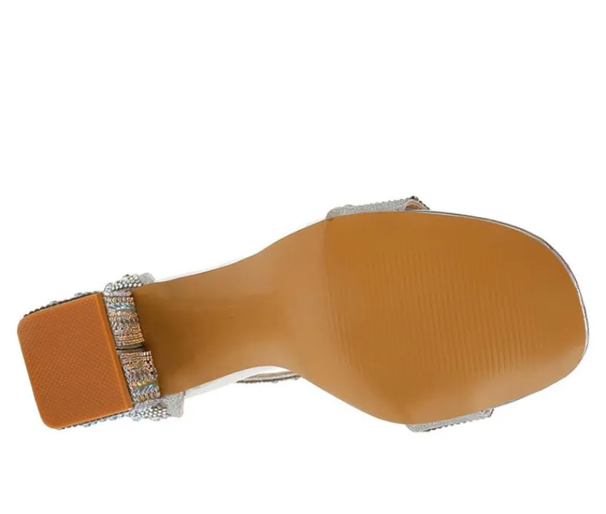 Women's Cady Rhinestones Dress Sandals|London Rag Online