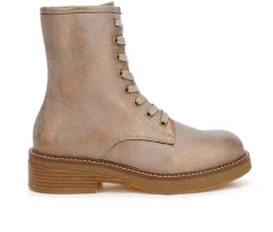Women's Clover Combat Booties|London Rag