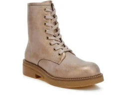 Women's Clover Combat Booties|London Rag