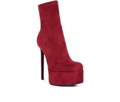 Women's Clubbing Platform Stiletto Booties|London Rag Clearance