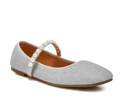 London Rag Flats>Women's Corphee Mary Jane Flats