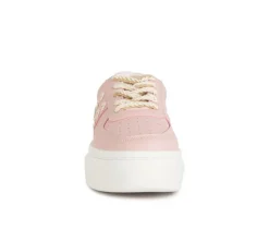 Women's Cross Stitch Platform Sneakers|London Rag Clearance