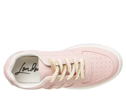 Women's Cross Stitch Platform Sneakers|London Rag Clearance
