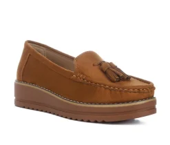 London Rag Loafers & Oxfords>Women's Daiki Wedge Loafers