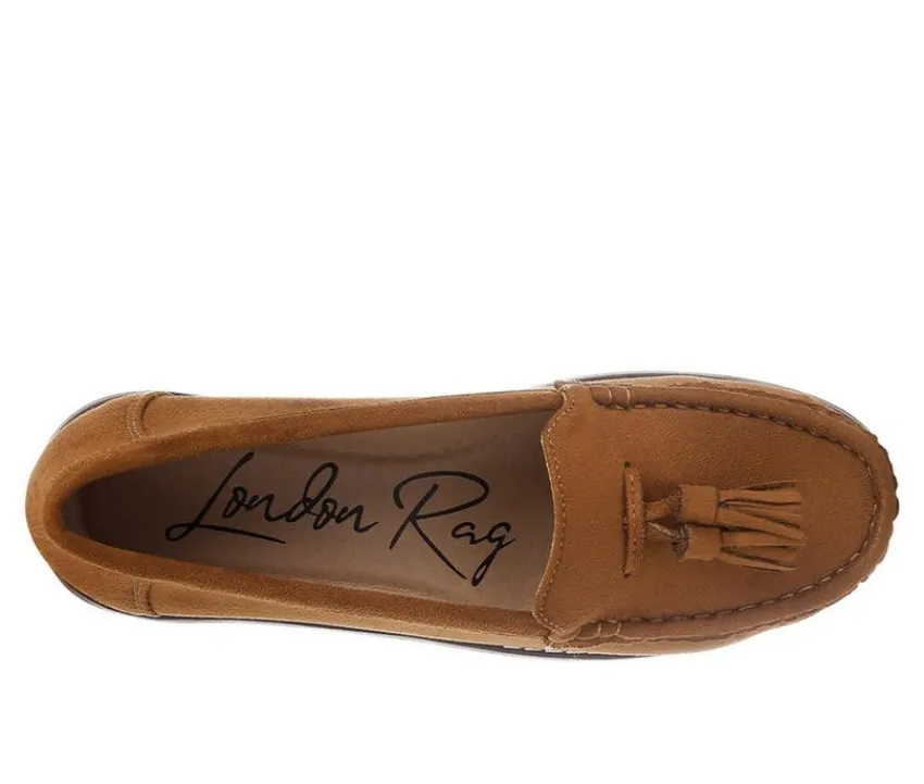 London Rag Loafers & Oxfords>Women's Daiki Wedge Loafers