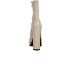 Women's Dextra Platform Heeled Booties|London Rag Online