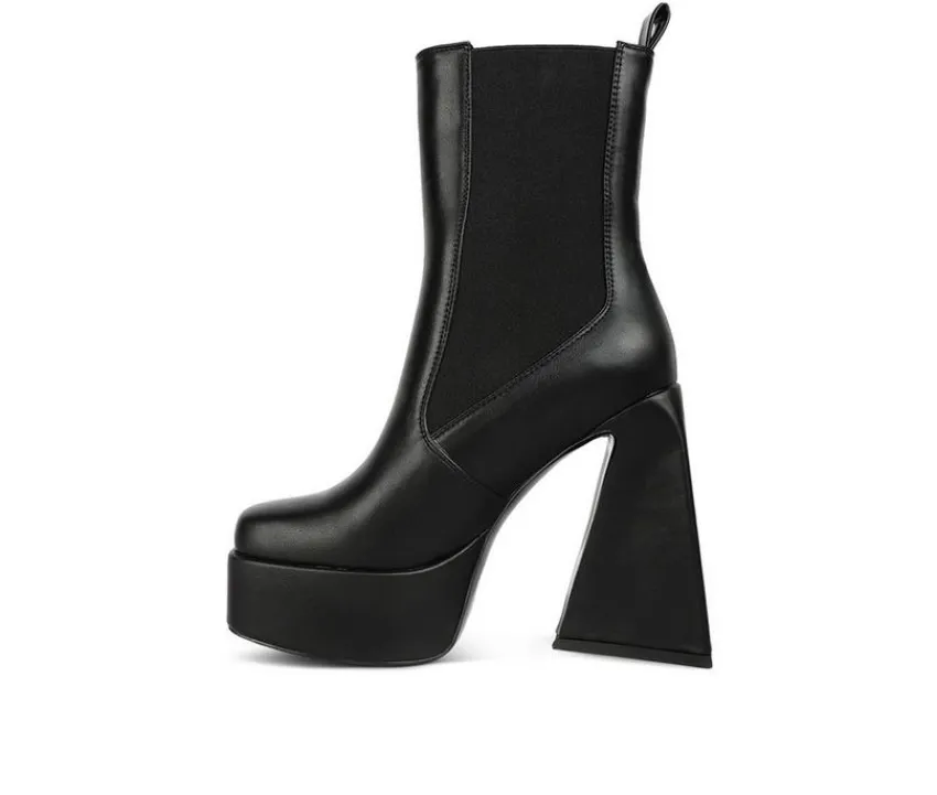 London Rag Dress>Women's Frosty Platform Heeled Booties