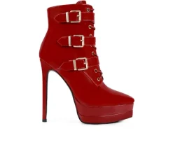 London Rag Dress>Women's Gangup Platform Stiletto Booties