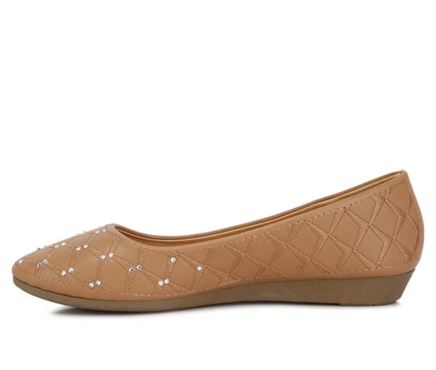 Women's Gia Flats|London Rag Hot