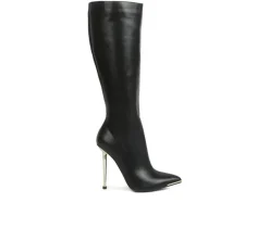 Women's Hale Knee High Stiletto Boots|London Rag Sale