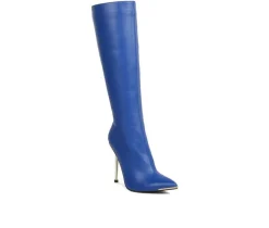 London Rag Tall|Dress>Women's Hale Knee High Stiletto Boots