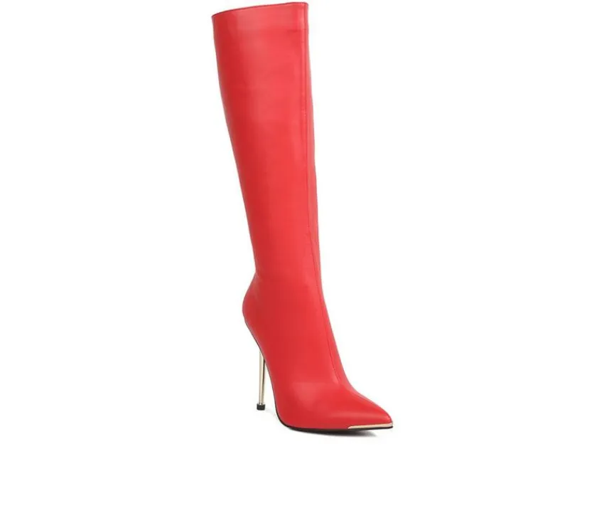 Women's Hale Knee High Stiletto Boots|London Rag New