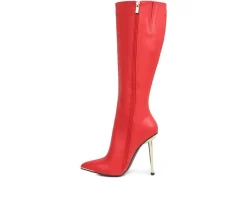 Women's Hale Knee High Stiletto Boots|London Rag New