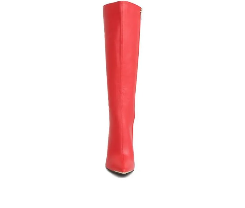 Women's Hale Knee High Stiletto Boots|London Rag New