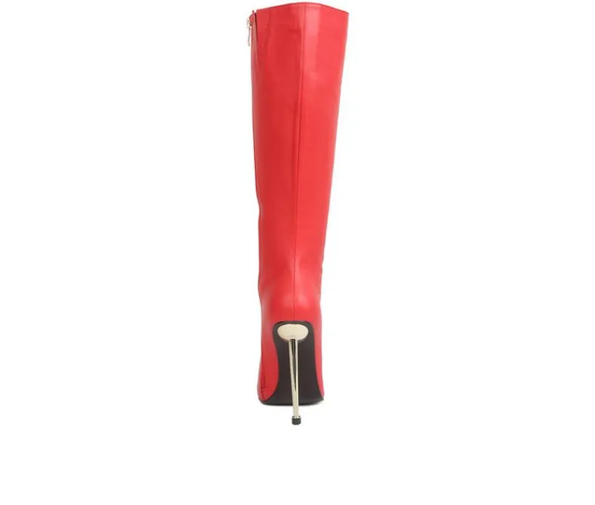 Women's Hale Knee High Stiletto Boots|London Rag New