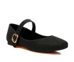 London Rag Flats>Women's Herma Mary Jane Flats