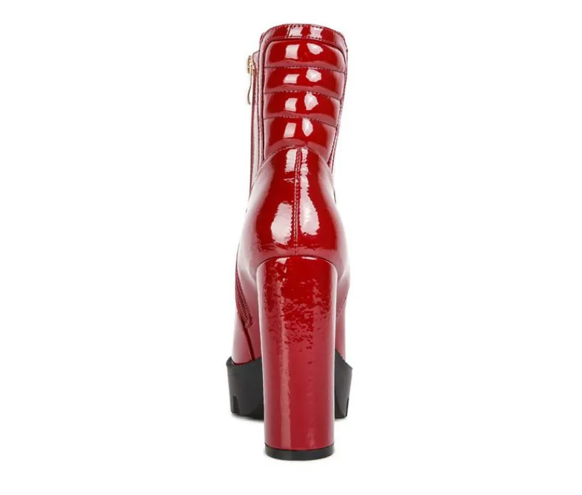 London Rag Dress>Women's High Key Platform Heeled Booties