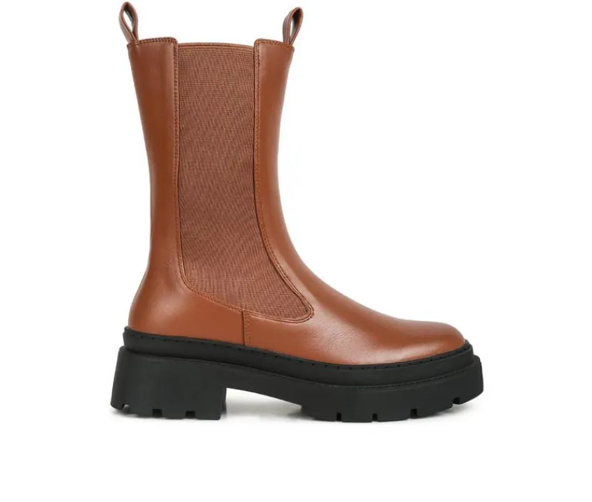 Women's Jolt Mid Calf Chelsea Boots|London Rag Discount