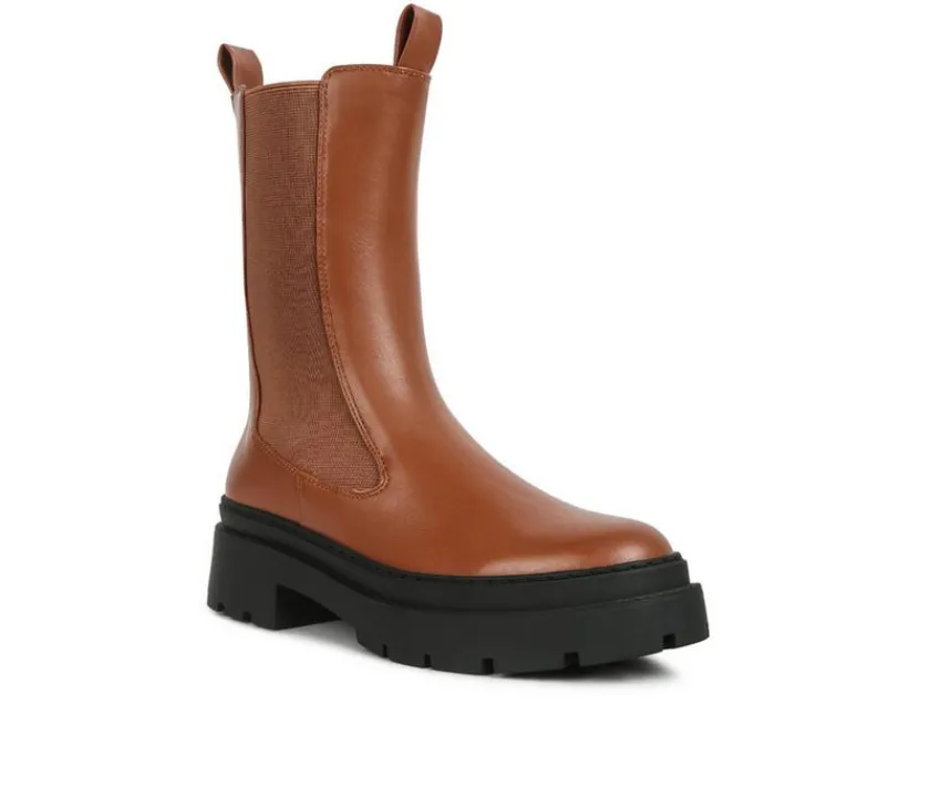 Women's Jolt Mid Calf Chelsea Boots|London Rag Discount