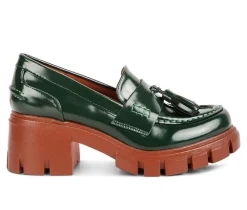 London Rag Loafers & Oxfords>Women's Jonah Chunky Heeled Loafers