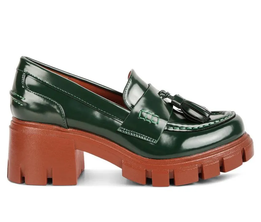 London Rag Loafers & Oxfords>Women's Jonah Chunky Heeled Loafers